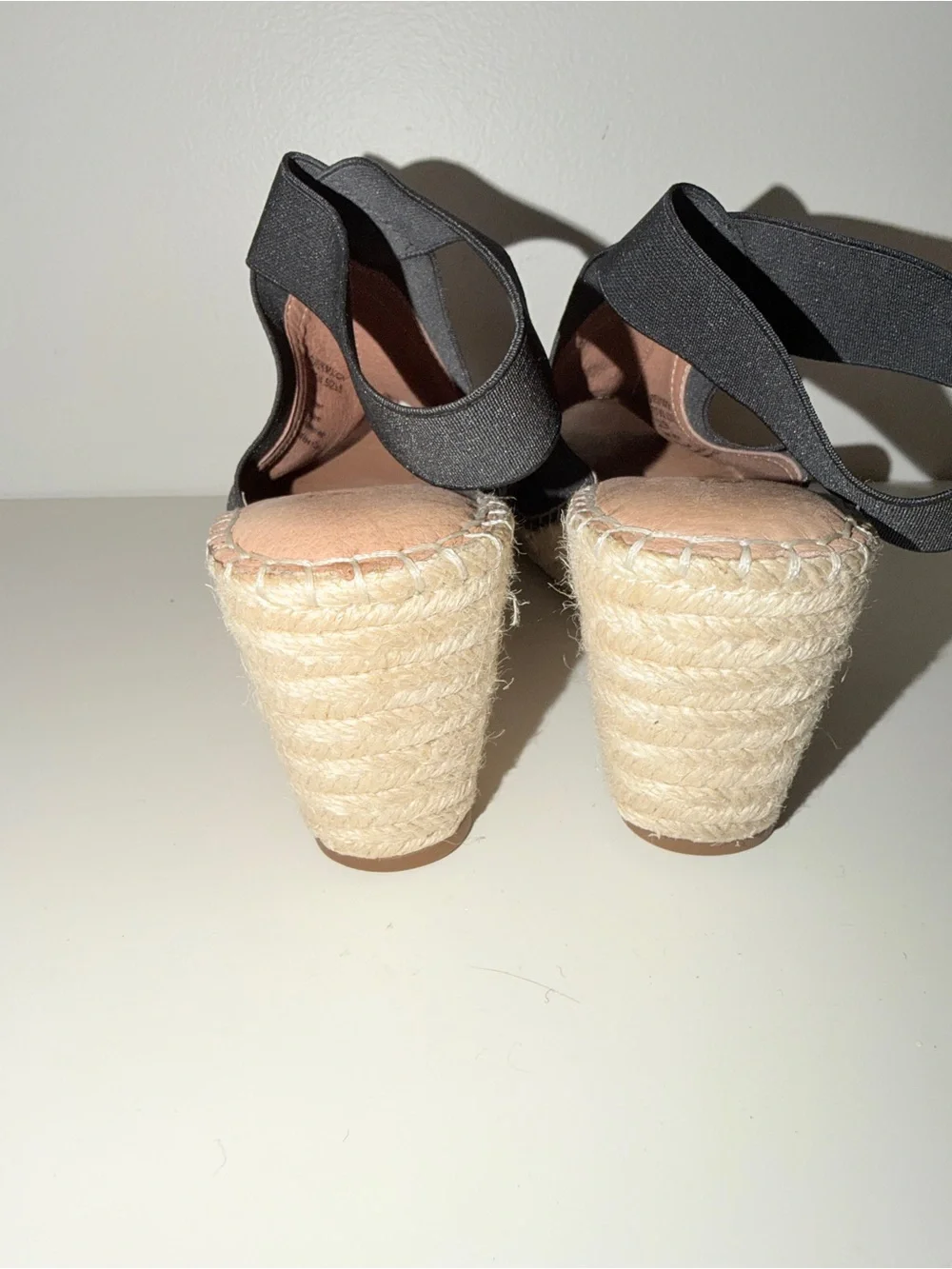 gentle souls black espadrille